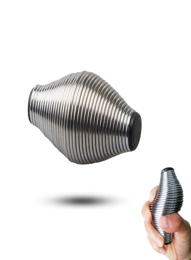 Yimluofa 1 PCS Metal Fidget Toy Excellent Fidget Toys Adults Metal Fidget Spring Toys Adults Stainless Steel Stress Ball Toys for Men Women - Image 1